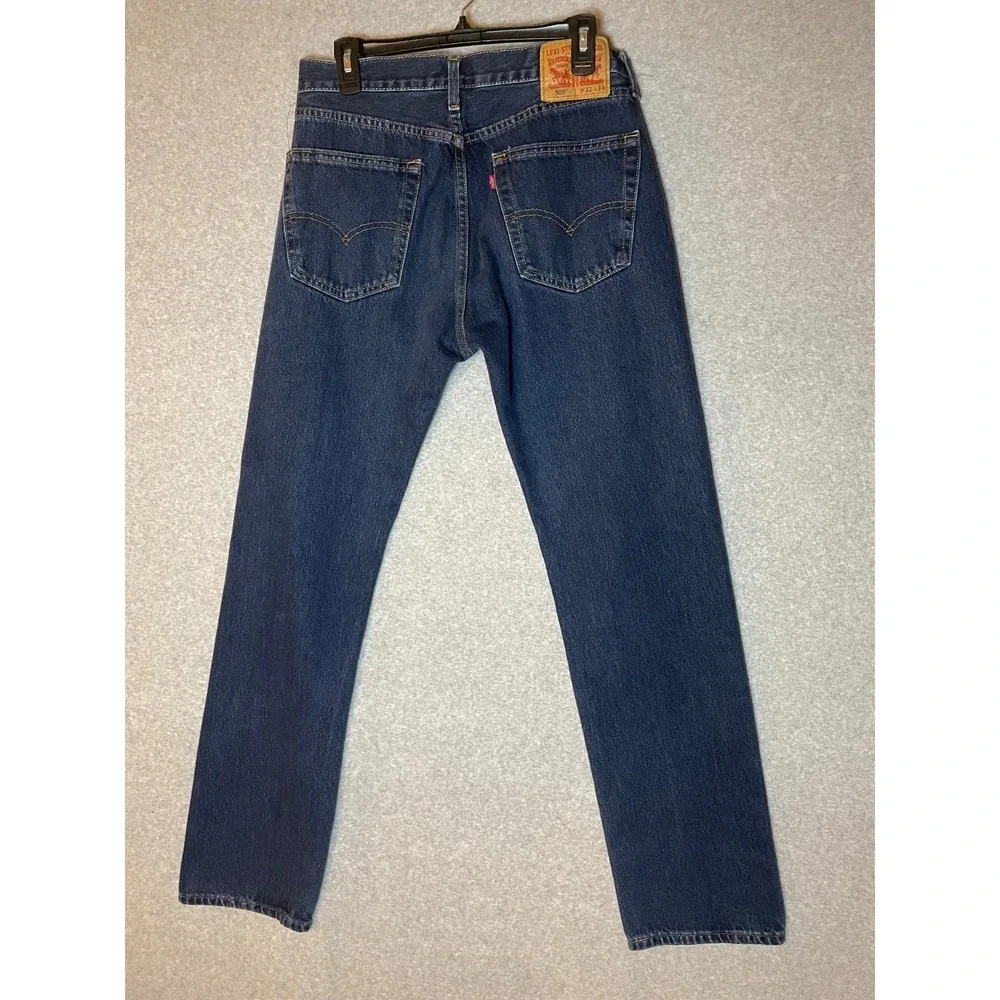 Levis 505 Jeans‎ Mens 32x34 Medium Wash Straight *32x32 Set of 2 Pairs